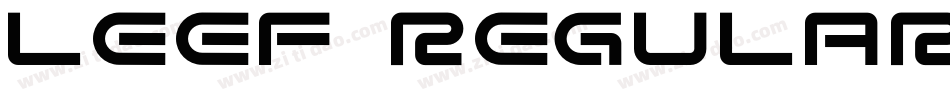 Leef Regular字体转换